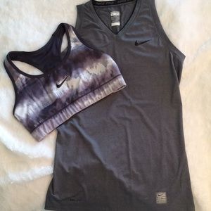 Nike Tank top and sports bra package